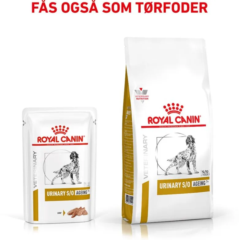 Royal Canin Veterinary Canine Urinary S/O Ageing 7+ Mousse