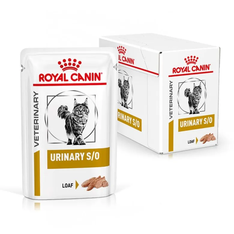 Royal Canin Veterinary Feline Urinary S/O i sauce eller mousse
