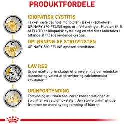 Royal Canin Veterinary Feline Urinary S/O i sauce eller mousse