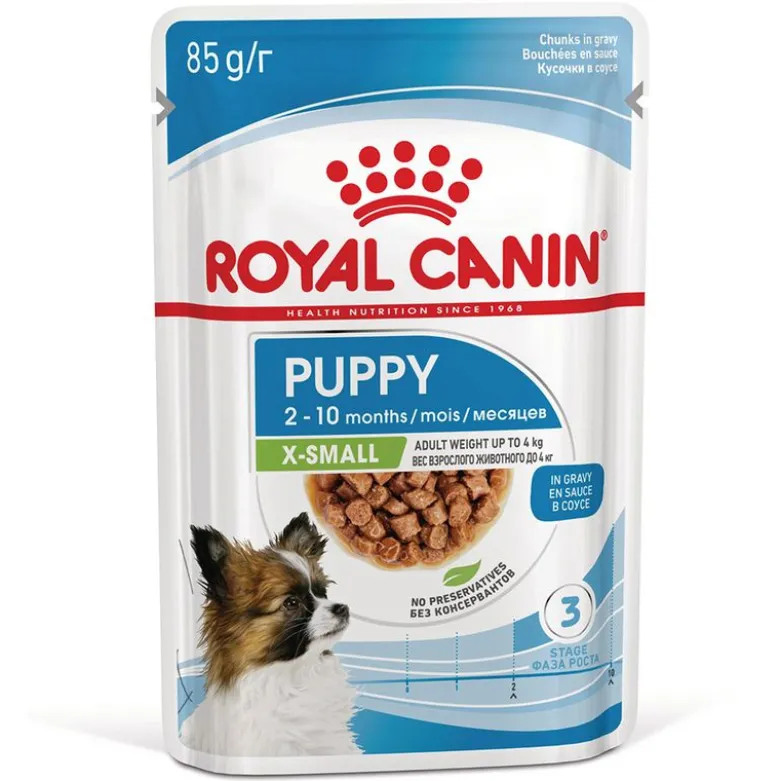 Royal Canin X-Small Puppy i sauce