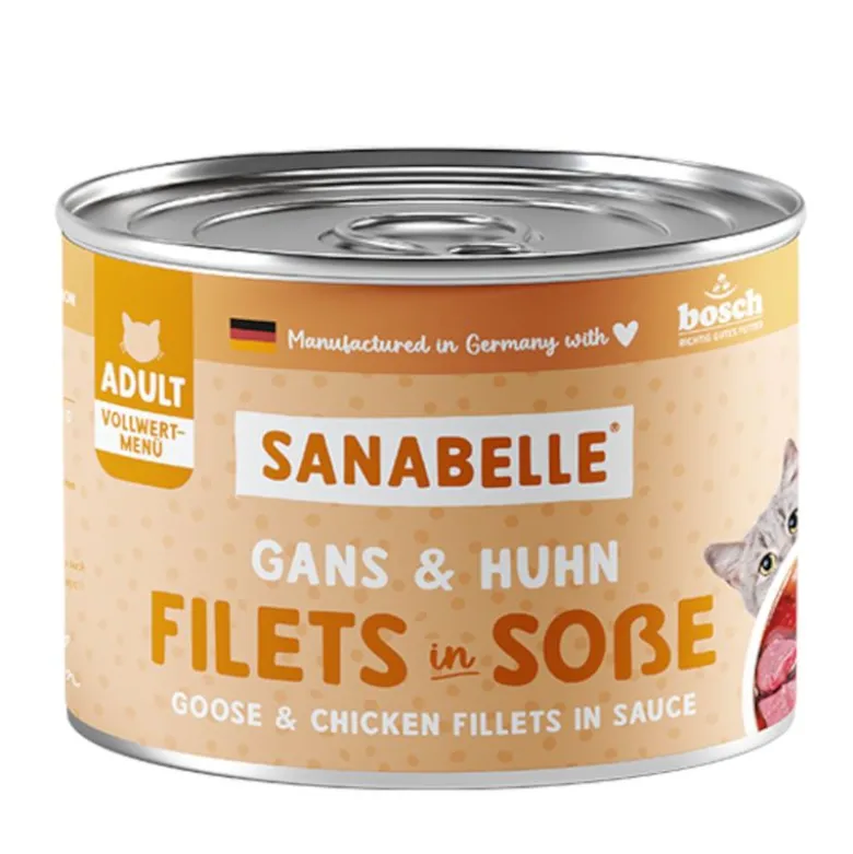 Sanabelle kød i sauce 6 x 180 g