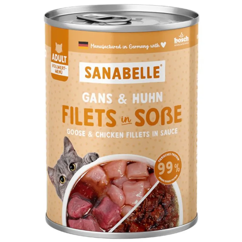 Sanabelle kød i sauce 6 x 380 g