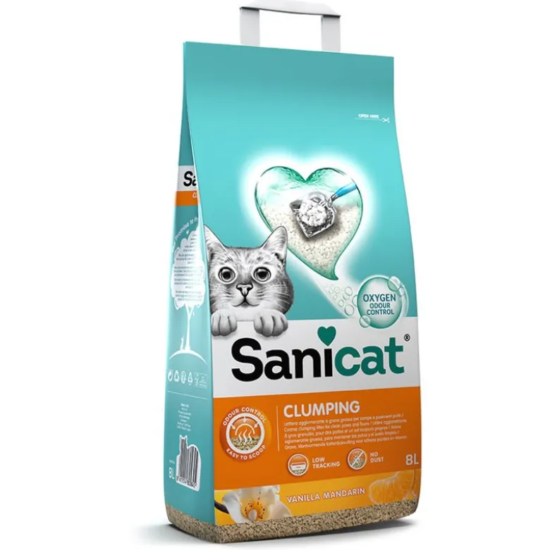 Sanicat Vanilla & Mandarin klumpende