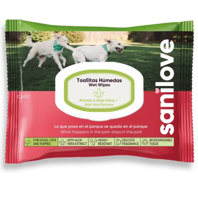 Sanilove vådservietter Aloe Vera