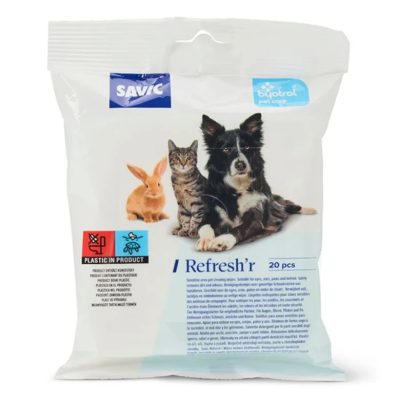 Savic Refresh'r Wipes Sensitive