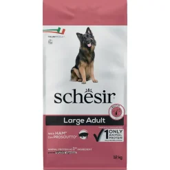 Schesir Dog Large Adult med skinke