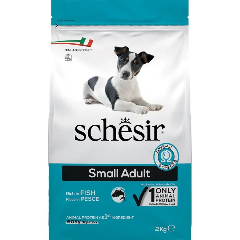 Schesir Dog Small Adult med fisk