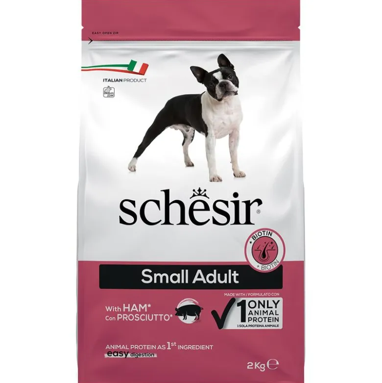 Schesir Dog Small Adult med skinke