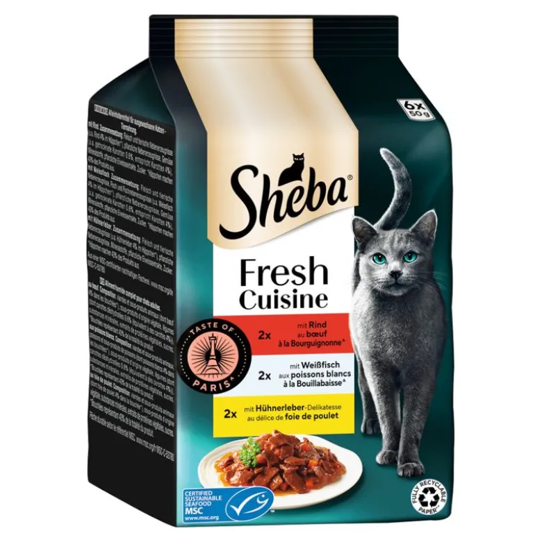 Sheba Fresh Cuisine Taste of Paris (MSC) 36 x 50 g