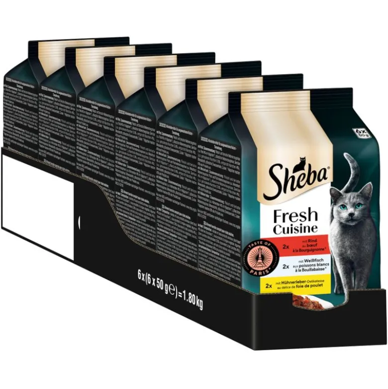 Sheba Fresh Cuisine Taste of Paris (MSC) 36 x 50 g