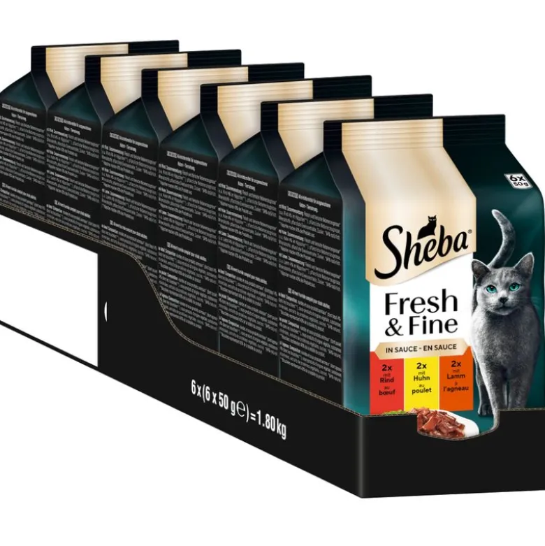 Sheba Fresh & Fine portionsposer 12 x 50 g