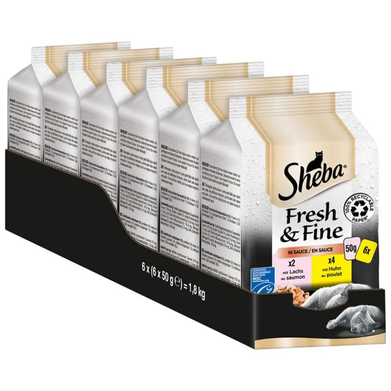 Sheba Fresh & Fine portionsposer 12 x 50 g