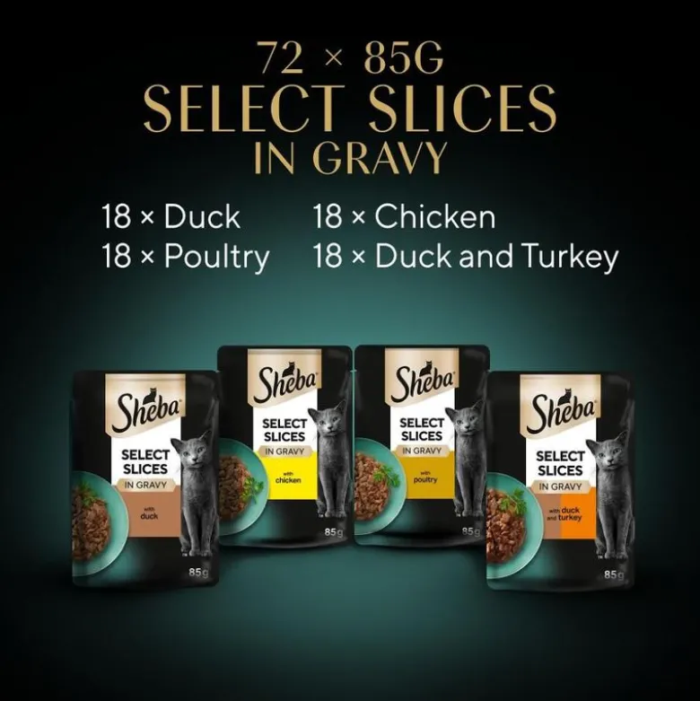 Sheba portionsposer 72 x 85 g