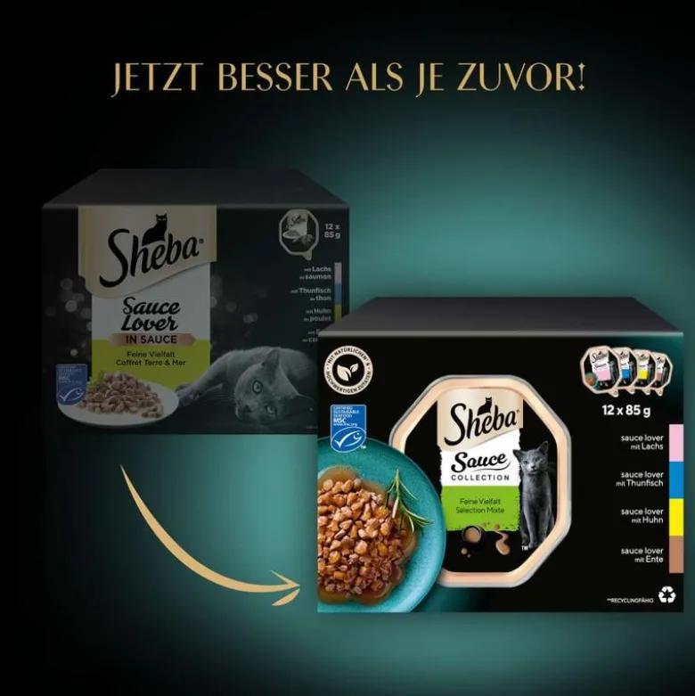 Sheba Uimodståelige Varianter i bakke 12 x 85 g