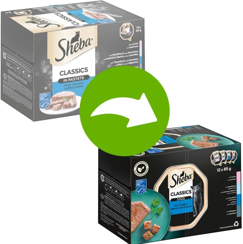 Sheba Uimodståelige Varianter i bakke 12 x 85 g