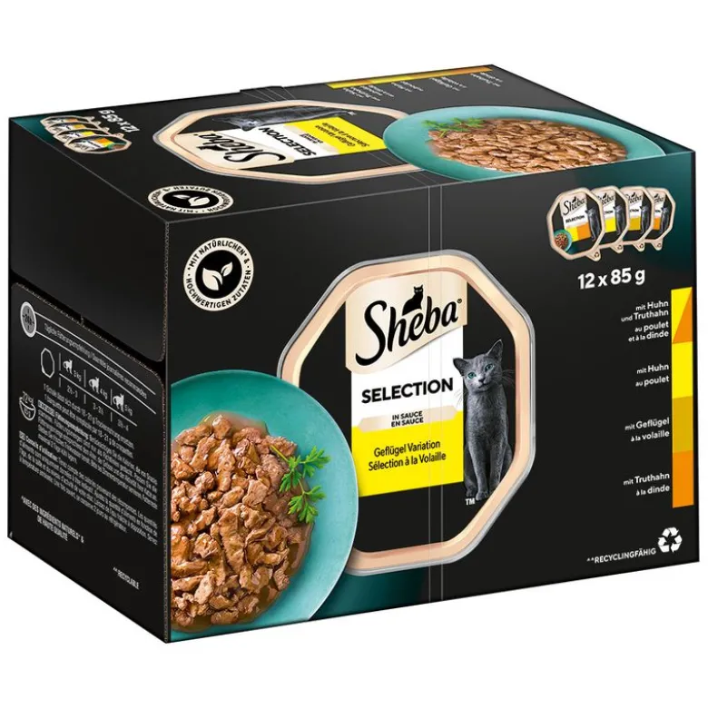 Sheba Uimodståelige Varianter i bakke 12 x 85 g