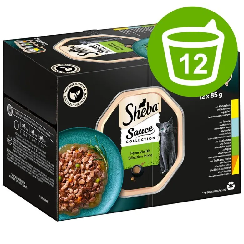 Sheba Uimodståelige Varianter i bakke 12 x 85 g