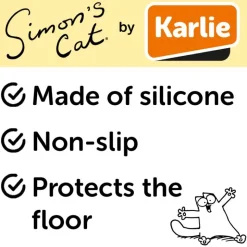 Simon's Cat Dækkeserviet, turkis