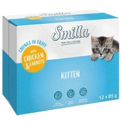Smilla portionsposer Kitten bidder i sauce med grøntsager