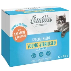 Smilla portionsposer Young Sterilised bidder i sauce med grøntsager