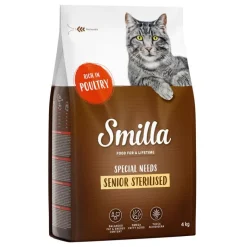 Smilla Senior Sterilised med fjerkræ