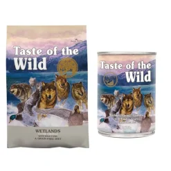 SÆRPRIS! 12,2 kg Taste of the Wild tørfoder + 390 g passende vådfoder