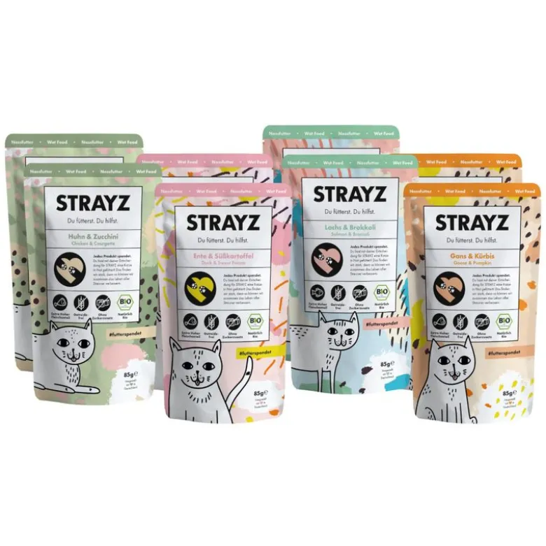 STRAYZ BIO cat 8 x 85 g