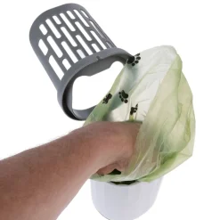 TIAKI affaldsskovl med poseholder