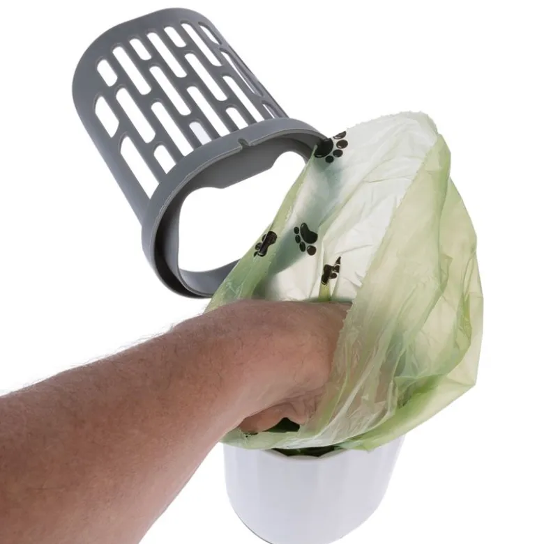 TIAKI affaldsskovl med poseholder