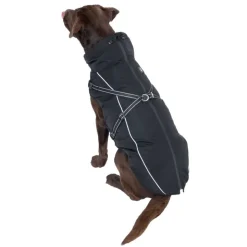 TIAKI Arkon hundejakke med sele, sort