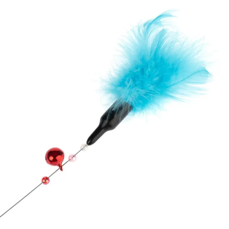 TIAKI Drillepind Blue med Fjer