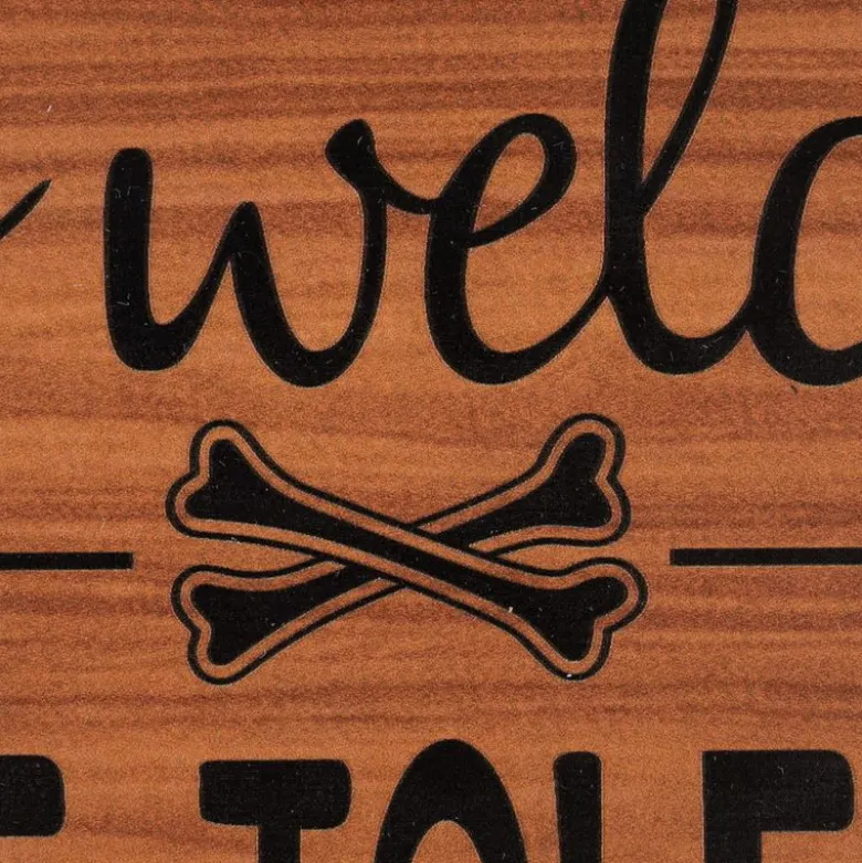 TIAKI dørskilt "Dogs Welcome, People Tolerated"