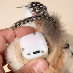 TIAKI elektronisk kattefiskestang ugle med fjer