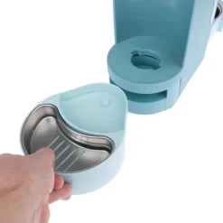 TIAKI foder- og vanddispenser, lyseblå