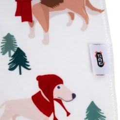 TIAKI Funny Winter Dog hyggetæppe
