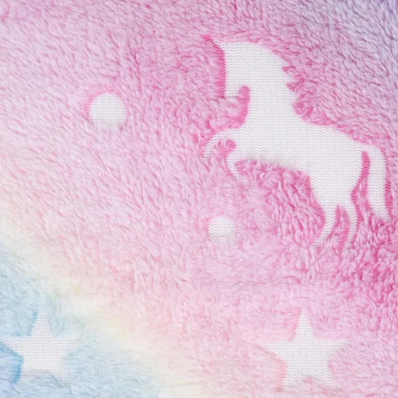 TIAKI Glowing Unicorns hyggetæppe