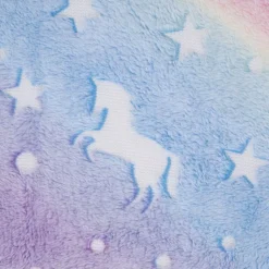TIAKI Glowing Unicorns hyggetæppe