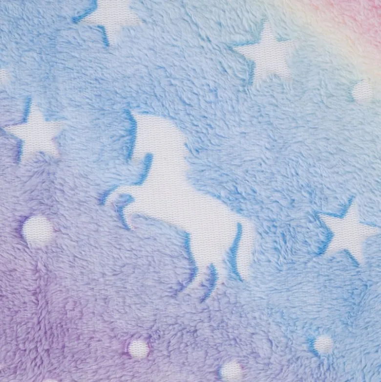 TIAKI Glowing Unicorns hyggetæppe