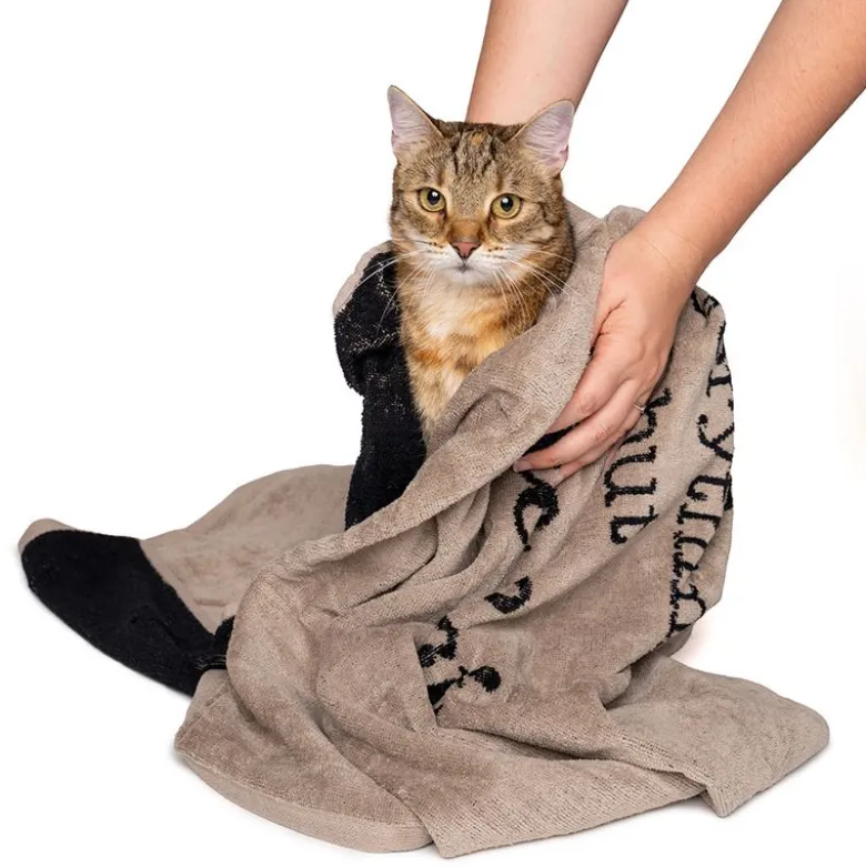 TIAKI "Home" badehåndklæde til katte