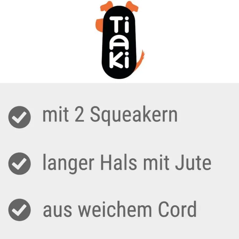 TIAKI Hundelegetøj Plys Ecophant