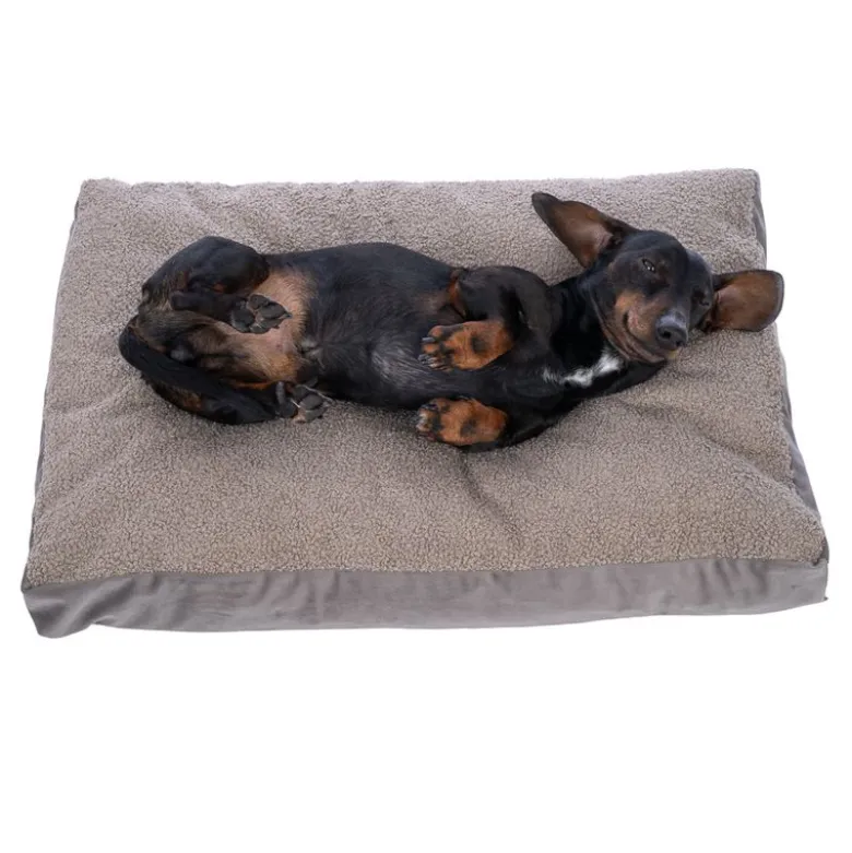 TIAKI hundemadras Teddy, taupe