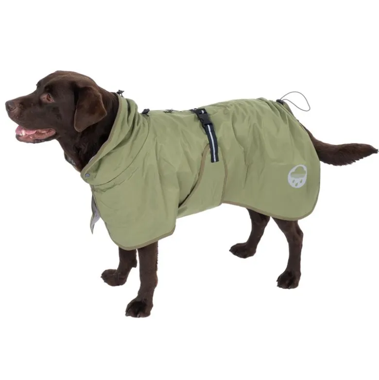 TIAKI Hunderegnfrakke Olive