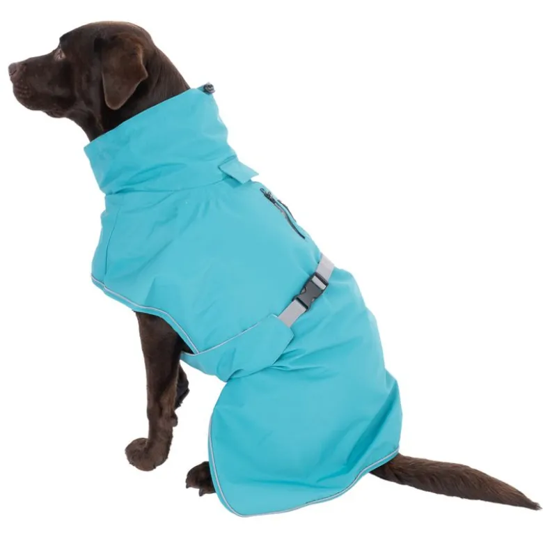 TIAKI Hunderegnfrakke Teal