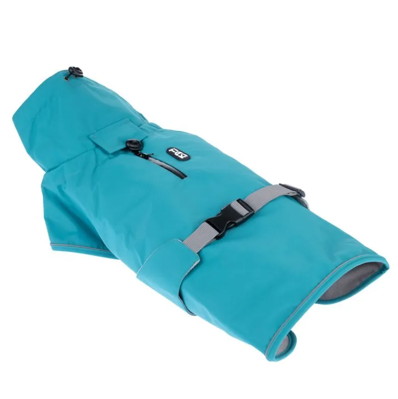 TIAKI Hunderegnfrakke Teal