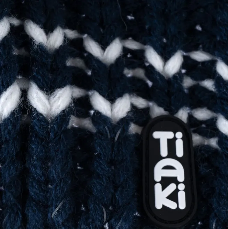 TIAKI hundetrøje Reflective Knit, mørkeblå
