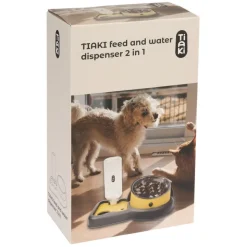 TIAKI 2-i-1 foder- og vanddispenser