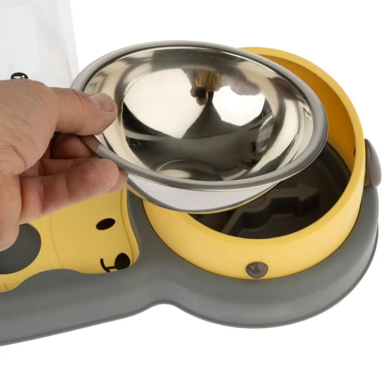 TIAKI 2-i-1 foder- og vanddispenser