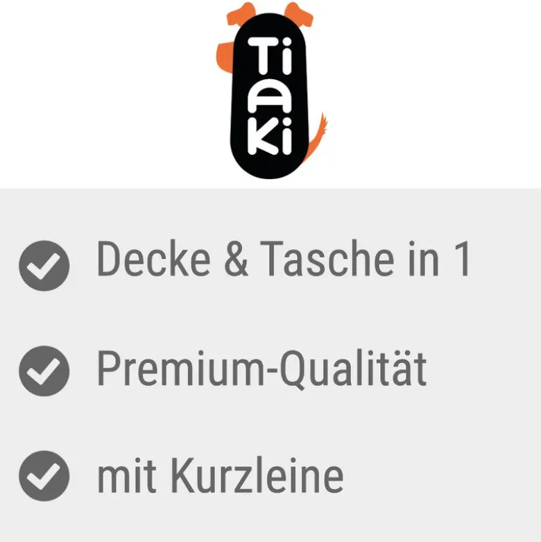 TIAKI 2-i-1 skuldertaske til hunde