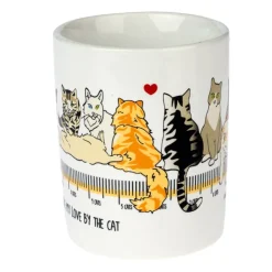 TIAKI keramikkrus "I Measure My Love By The Cat"