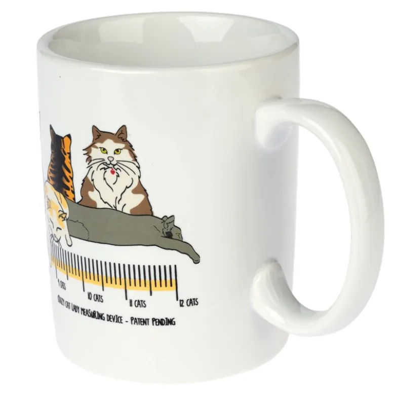 TIAKI keramikkrus "I Measure My Love By The Cat"
